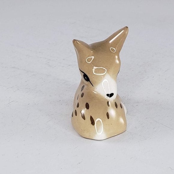 Vintage Szeiler England Deer Fawn Miniature Figurine - Picture 2 of 8